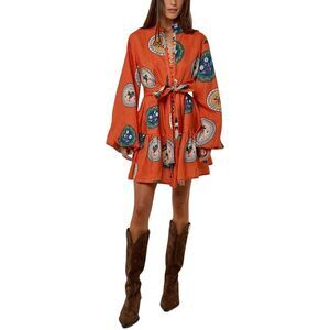 Amina Glam Womens Mini Dress